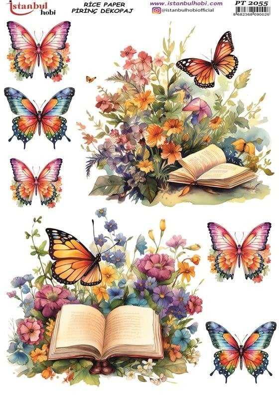 Pirinç Dekopaj Kağıdı 30x42cm PT-2055