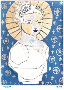 Diamond Pirinç Dekopaj Kağıdı - 3099