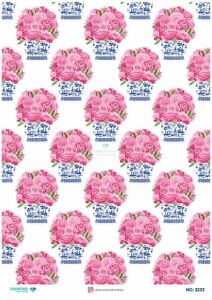 Diamond Pirinç Dekopaj Kağıdı - 3233