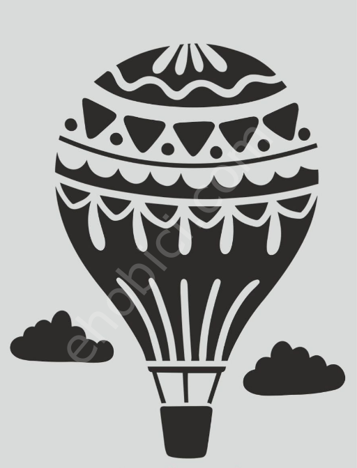 Çocuk Desen Stencil Şablon (21x30) Ç-040
