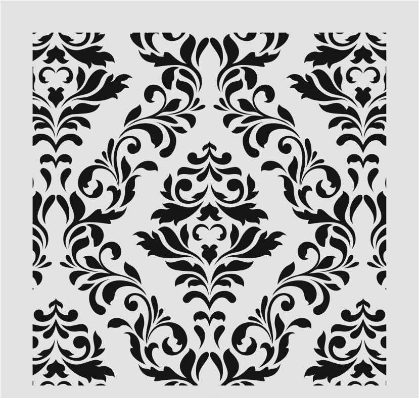 Duvar Dekor Stencil Şablon (40x40) HD-185