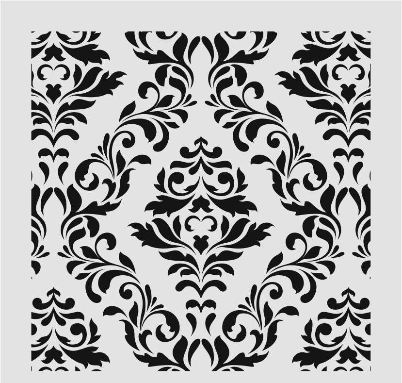 Duvar Dekor Stencil Şablon (40x40) HD-185