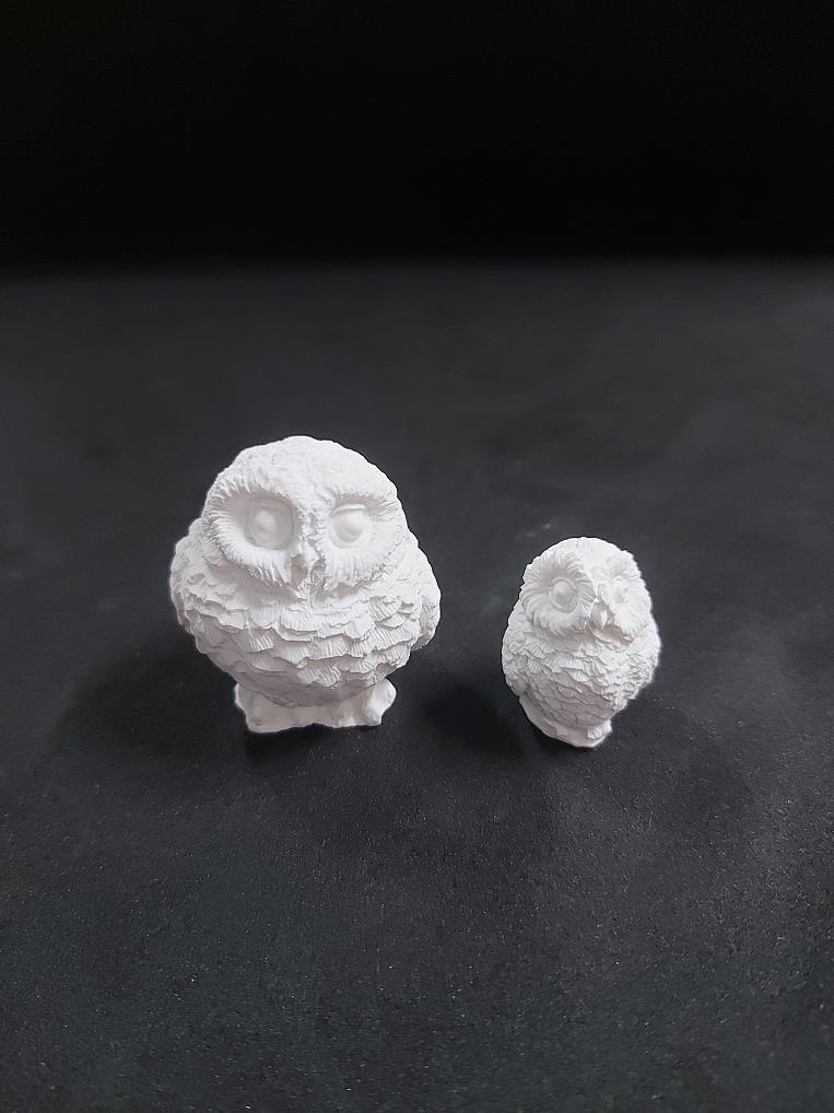 İkili Baykuş Seti 5x4cm + 3,5x2,5cm
