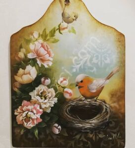 Fatma Metin Serisi - Boyutlu Stencil 032 20x20cm