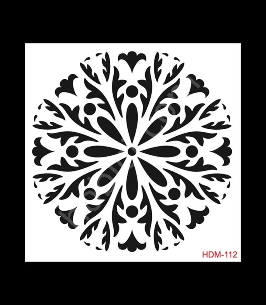 HDM112 Cadence Home Dekor Stencil 25x25