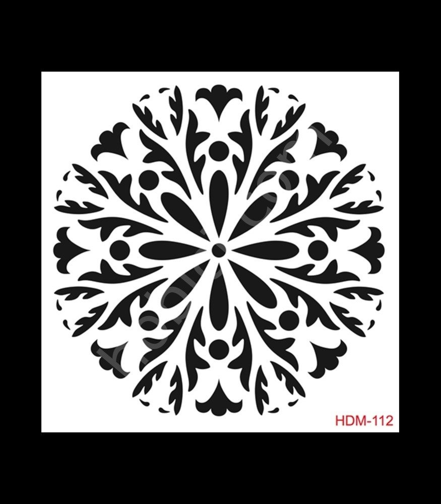 HDM112 Cadence Home Dekor Stencil 25x25