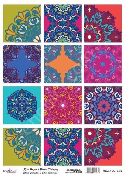 Cadence Pirinç Dekopaj Kağıdı Model - 693