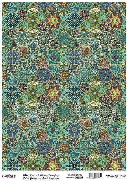 Cadence Pirinç Dekopaj Kağıdı Model - 694