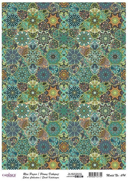 Cadence Pirinç Dekopaj Kağıdı Model - 694