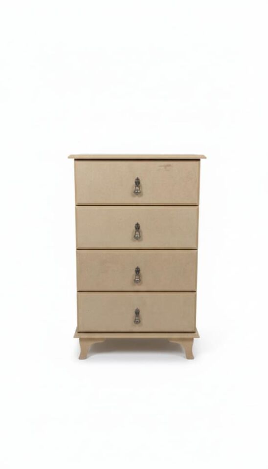 Ahşap Komodin 53x40x86cm NO:3 S-316