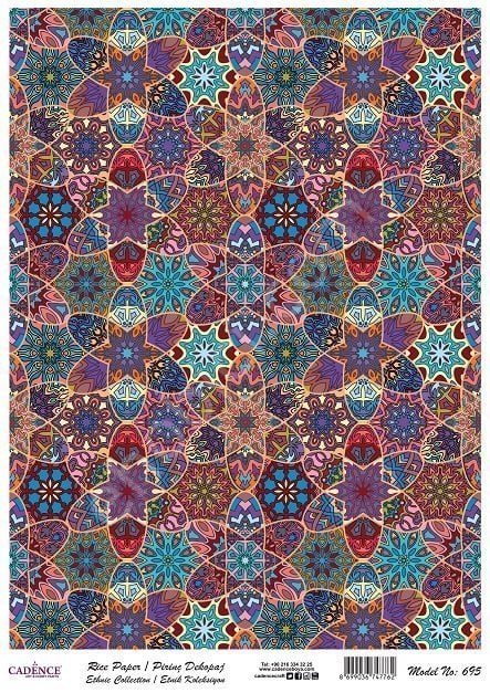 Cadence Pirinç Dekopaj Kağıdı Model - 695