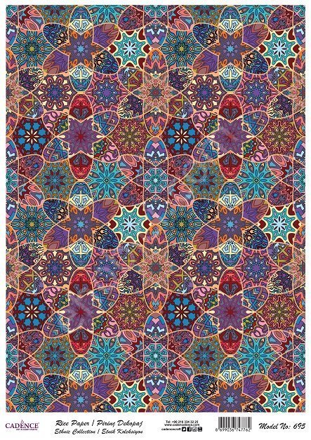 Cadence Pirinç Dekopaj Kağıdı Model - 695