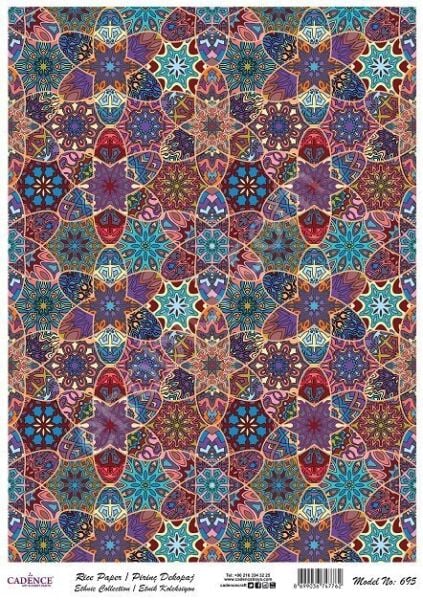 Cadence Pirinç Dekopaj Kağıdı Model - 695