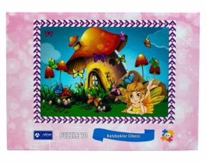 Kelebekler Ülkesi Puzzle 70 Parça 24x34cm