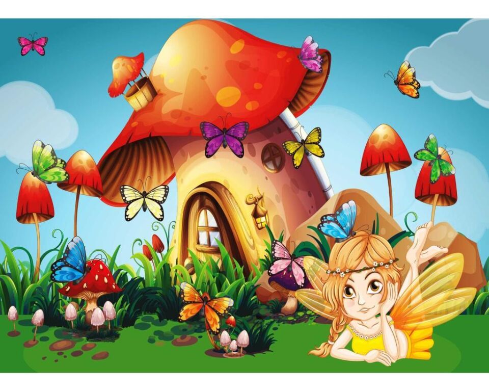 Kelebekler Ülkesi Puzzle 70 Parça 24x34cm