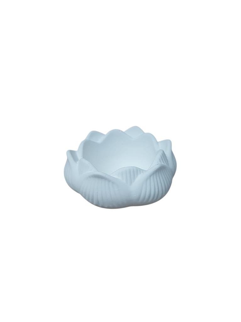 Lotus Çiçek Mumluk 8x3,5cm