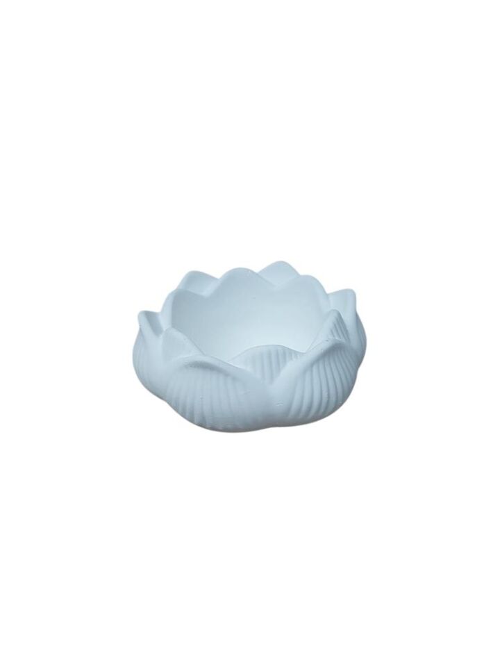 Lotus Çiçek Mumluk 8x3,5cm
