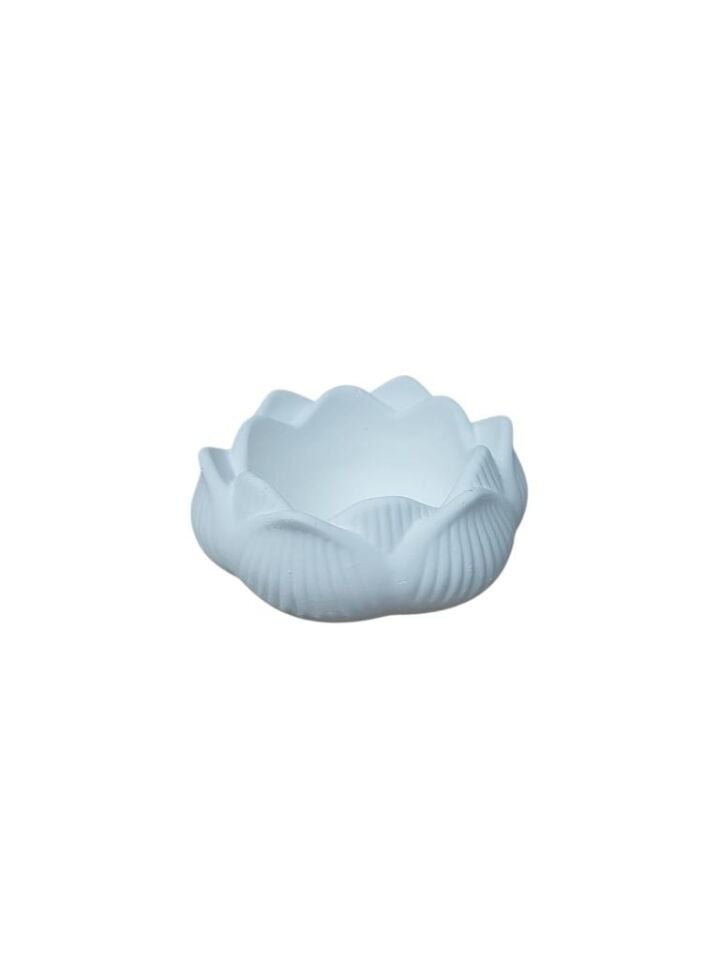 Lotus Çiçek Mumluk 8x3,5cm