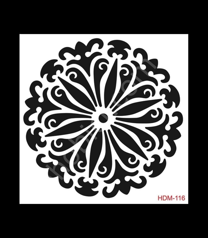 HDM116 Cadence Home Dekor Stencil 25x25