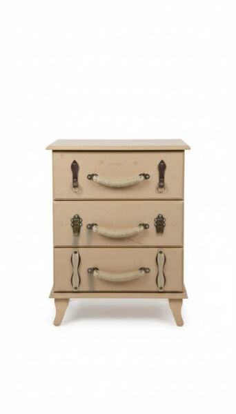 Ahşap Komodin 53x40x70cm NO:1 S-314