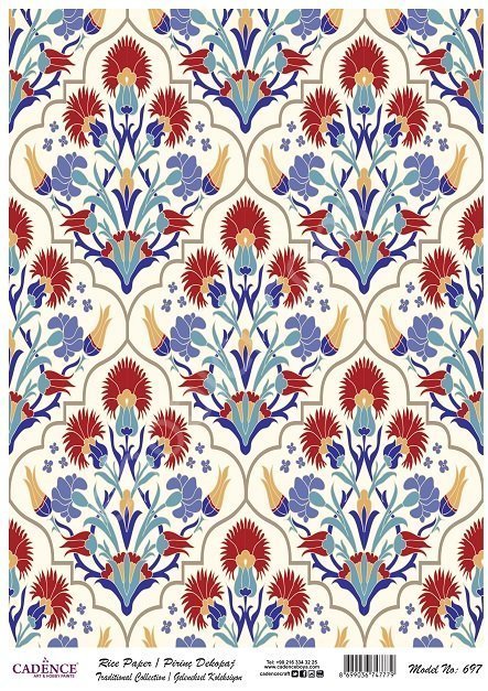 Cadence Pirinç Dekopaj Kağıdı Model - 697