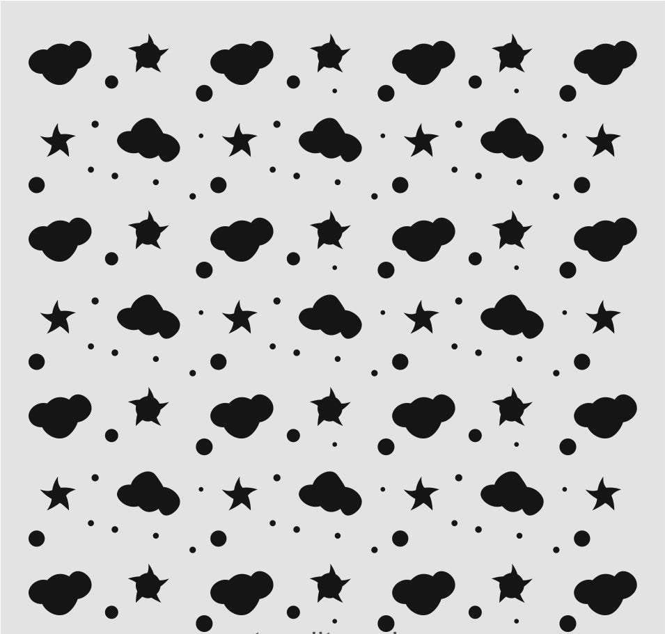 Duvar Dekor Stencil Şablon (30x30) HD-192