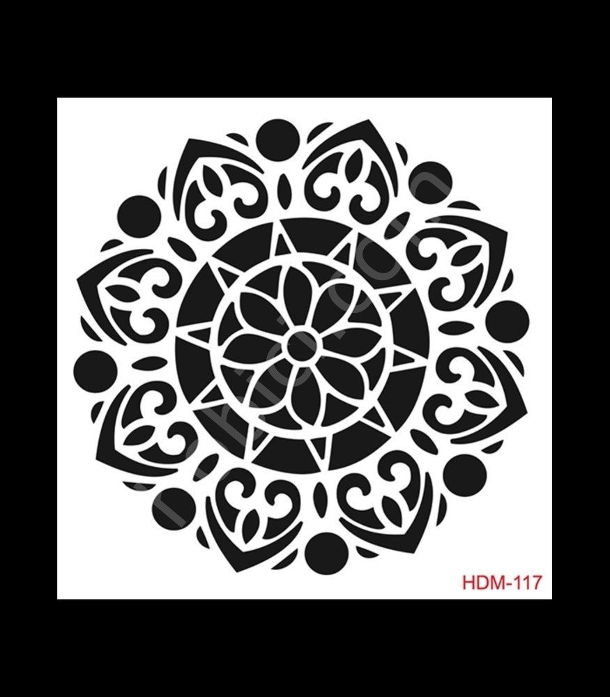 HDM117 Cadence Home Dekor Stencil 25x25