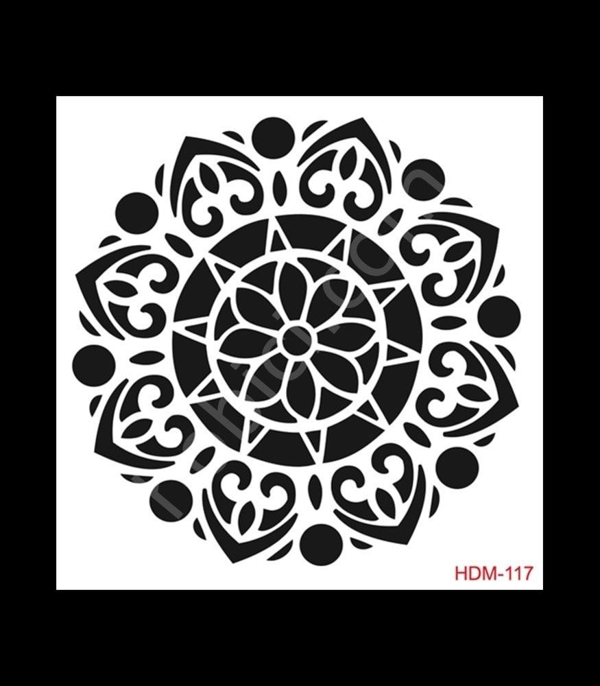HDM117 Cadence Home Dekor Stencil 25x25