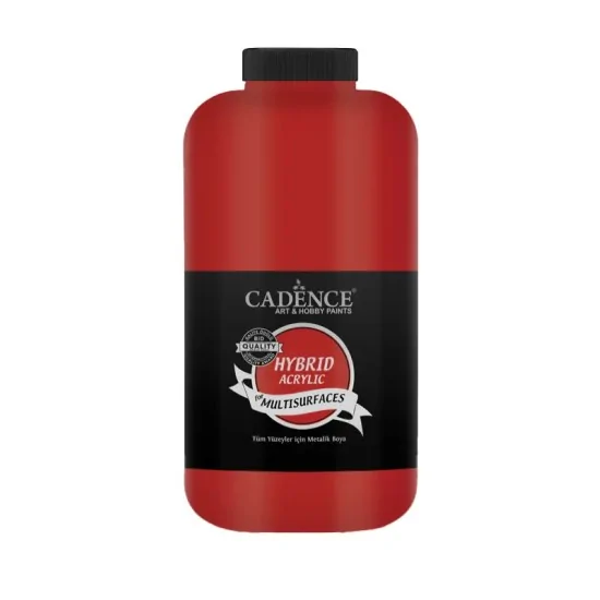Cadence Hibrit Multisurface Boya 2000ml H-053 Crimson Kırmızı (3 Kg)