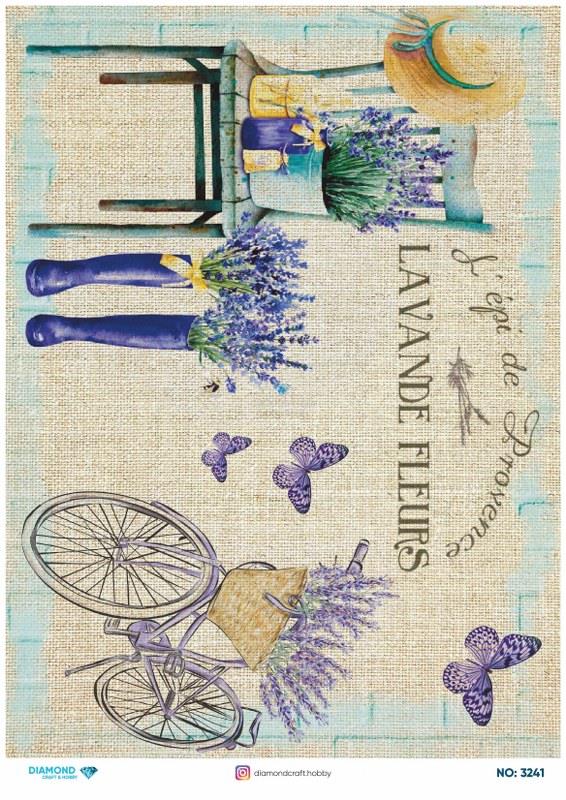 Diamond Pirinç Dekopaj Kağıdı - 3241