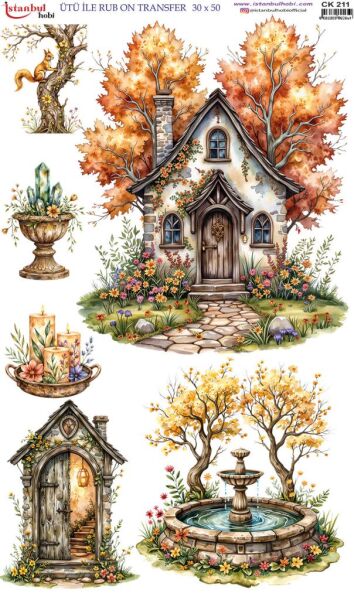 Ütü İle Rub On Transfer Kağıdı 30x50cm CK211