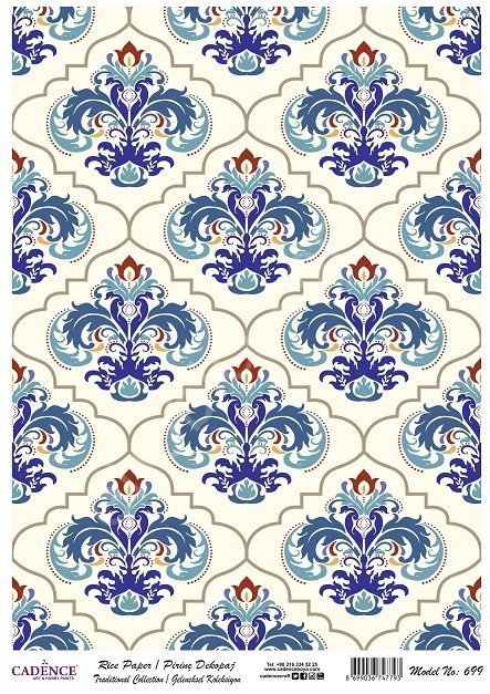 Cadence Pirinç Dekopaj Kağıdı Model - 699