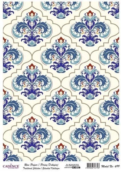 Cadence Pirinç Dekopaj Kağıdı Model - 699