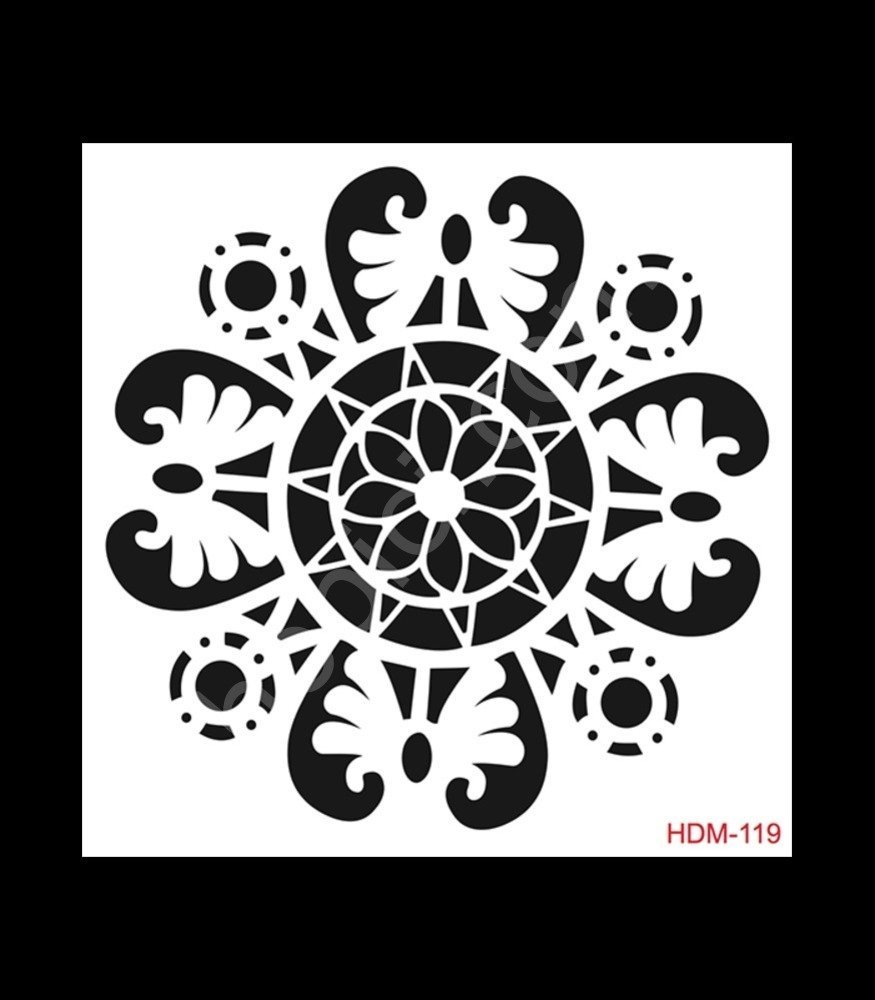 HDM119 Cadence Home Dekor Stencil 25x25