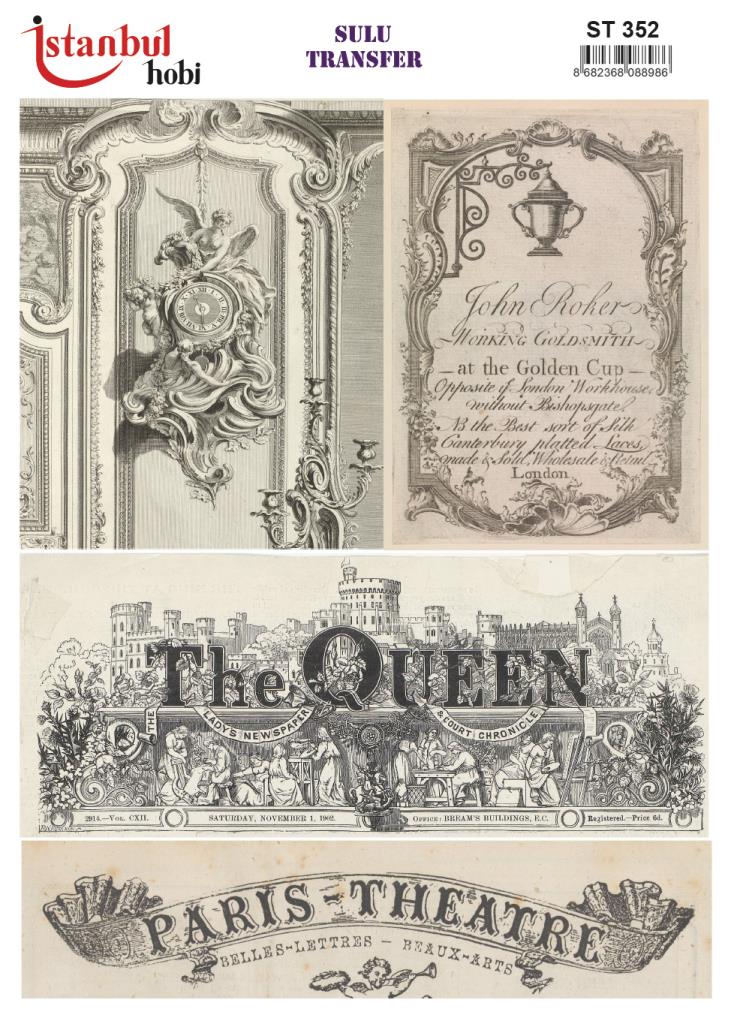 Sulu Transfer Kağıdı 25x35cm ST-352