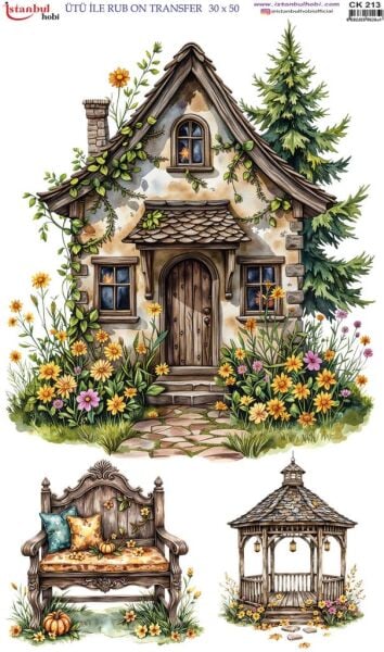 Ütü İle Rub On Transfer Kağıdı 30x50cm CK213