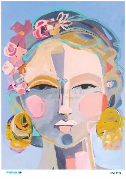 Diamond Pirinç Dekopaj Kağıdı - 3110