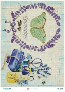 Diamond Pirinç Dekopaj Kağıdı - 3243