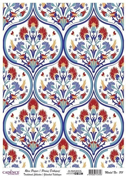 Cadence Pirinç Dekopaj Kağıdı Model - 701