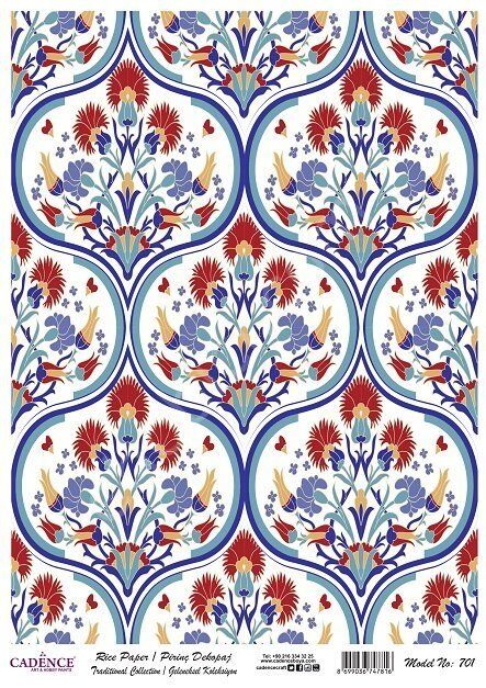 Cadence Pirinç Dekopaj Kağıdı Model - 701