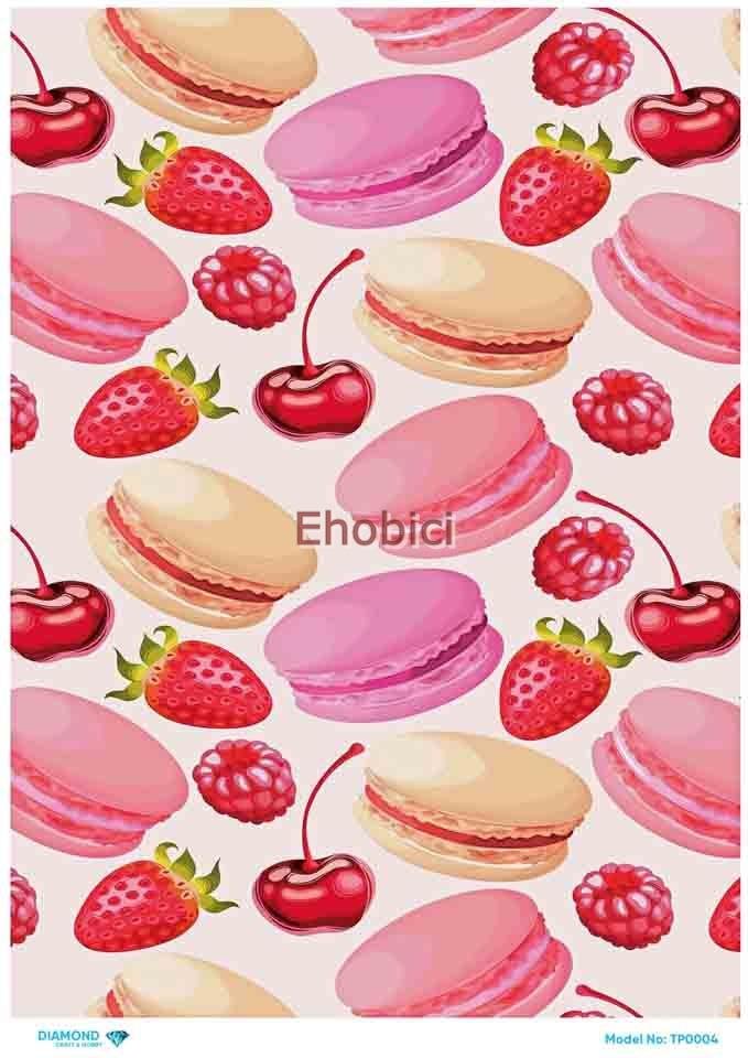 Diamond Pirinç Dekopaj Kağıdı - TP-004