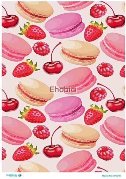 Diamond Pirinç Dekopaj Kağıdı - TP-004