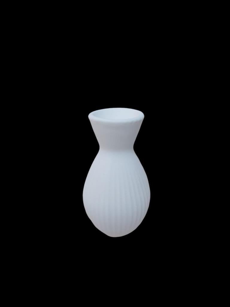 Çizgili Küçük Vazo 8x5cm