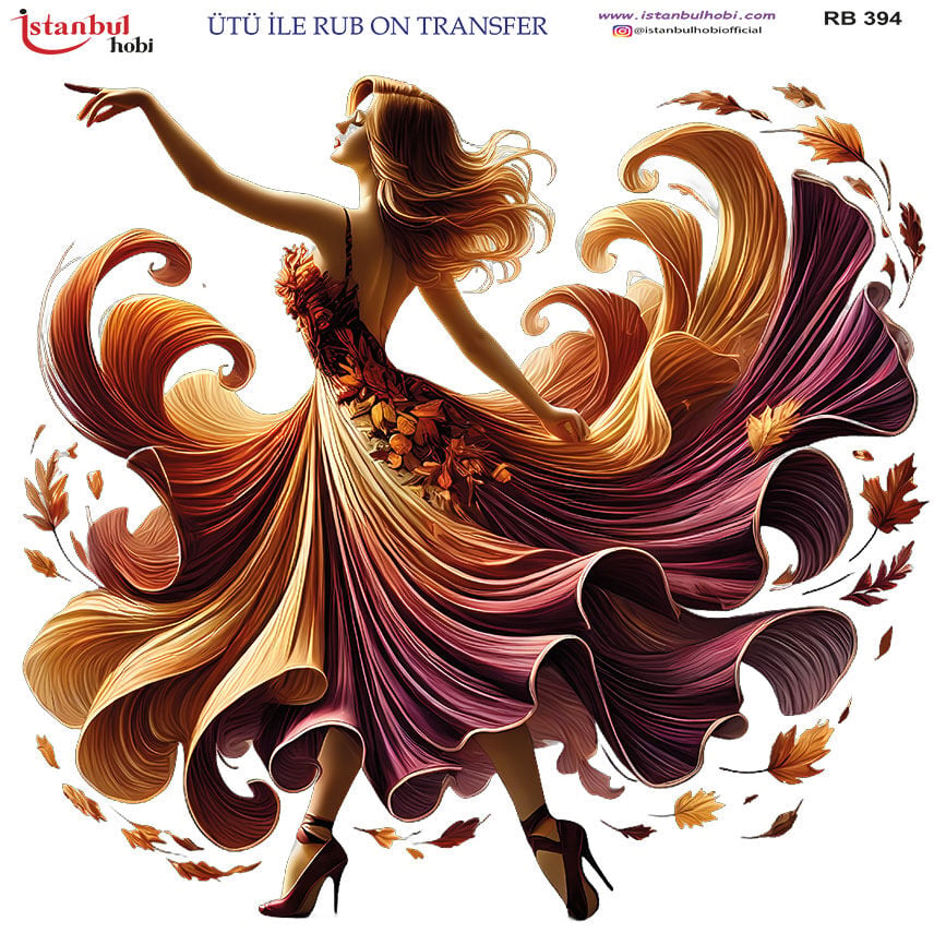 Ütü ile Rub On Transfer Kağıdı 30x30cm RB-394