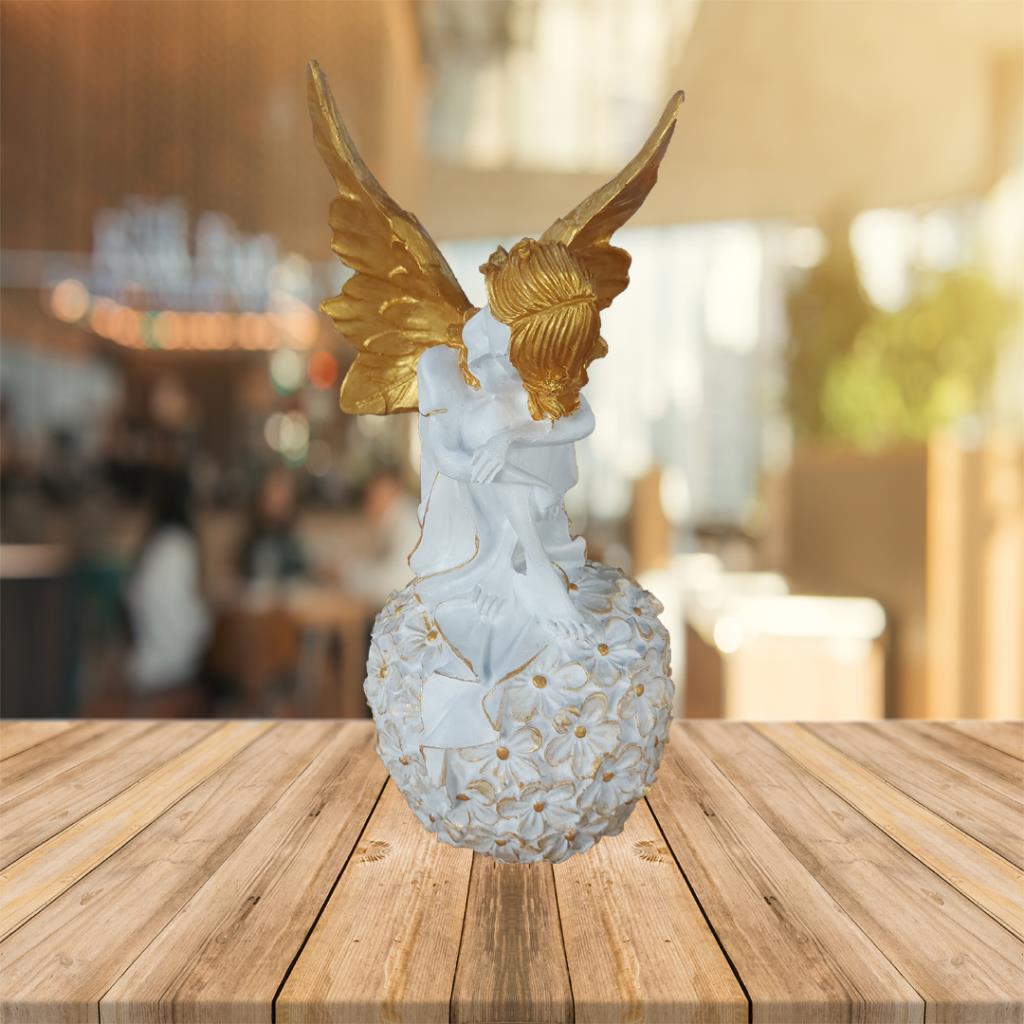 Dekoratif Çiçekli Melek 32x14cm