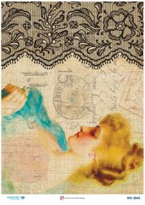 Diamond Pirinç Dekopaj Kağıdı - 3245