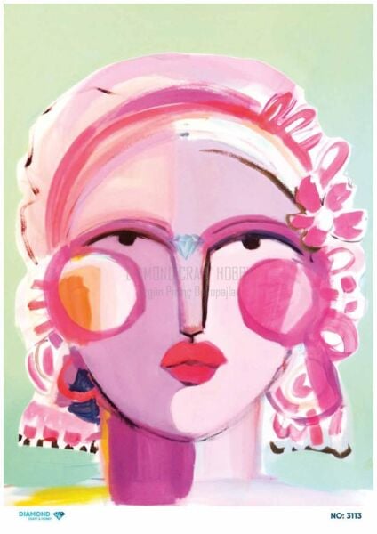 Diamond Pirinç Dekopaj Kağıdı - 3113