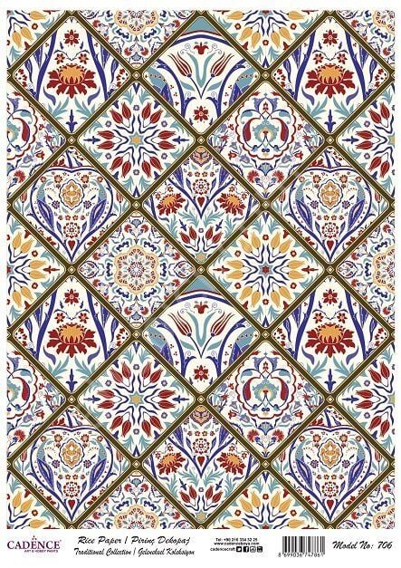 Cadence Pirinç Dekopaj Kağıdı Model - 706