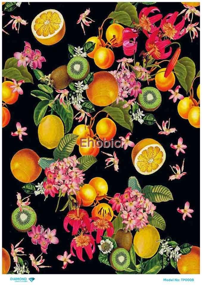 Diamond Pirinç Dekopaj Kağıdı - TP-008