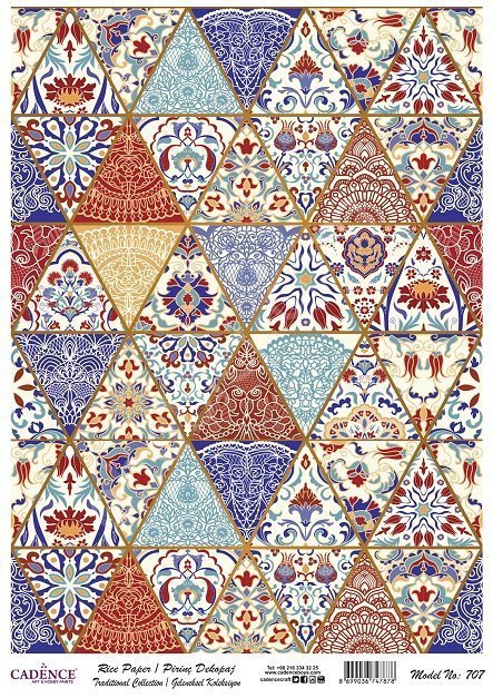 Cadence Pirinç Dekopaj Kağıdı Model - 707
